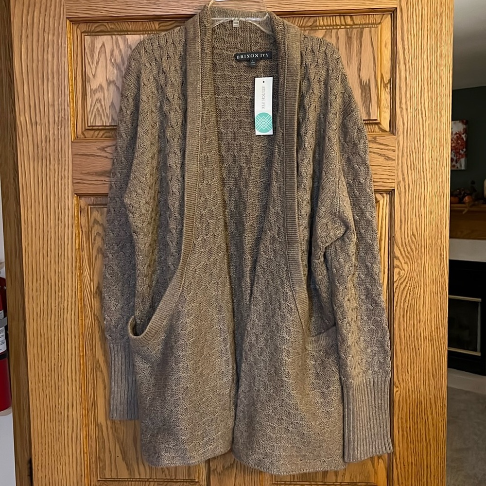 NWT Braxton Ivy Open Front Cardigan, Large